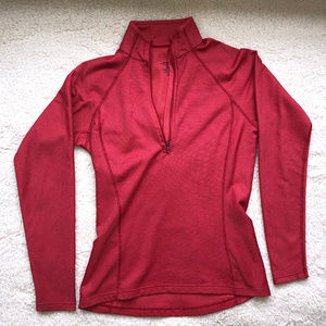 Red Patagonia Quarter Zip